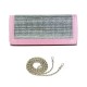 Evening Bag - Satin w/ Acrylic Stoned Flap Accent - Pink - BG-100168PN